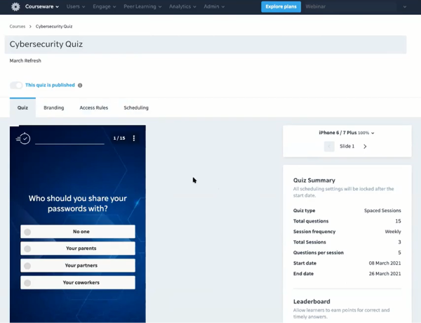 10 Multiple Choice Test Creator Software | EdApp Microlearning